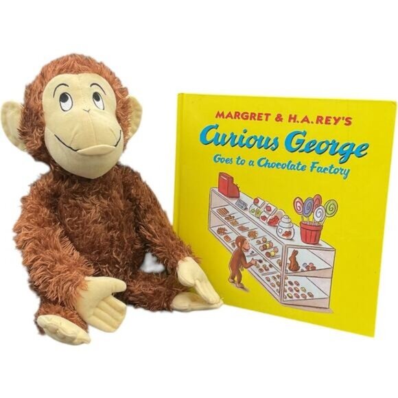 Curious George Plush & Book Set By Kohls Cares - Picture 1 of 4